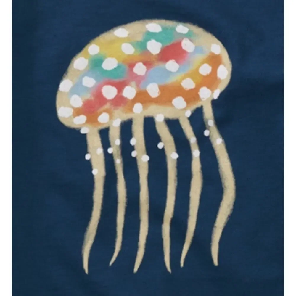 Tea Collection NWT Rainbow Jelly Graphic Tee. 12-18 Months.